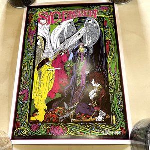 MINT/NM Syd Barrett Lithographic Poster 2013 Bob Masse Signed 17" x 24"
